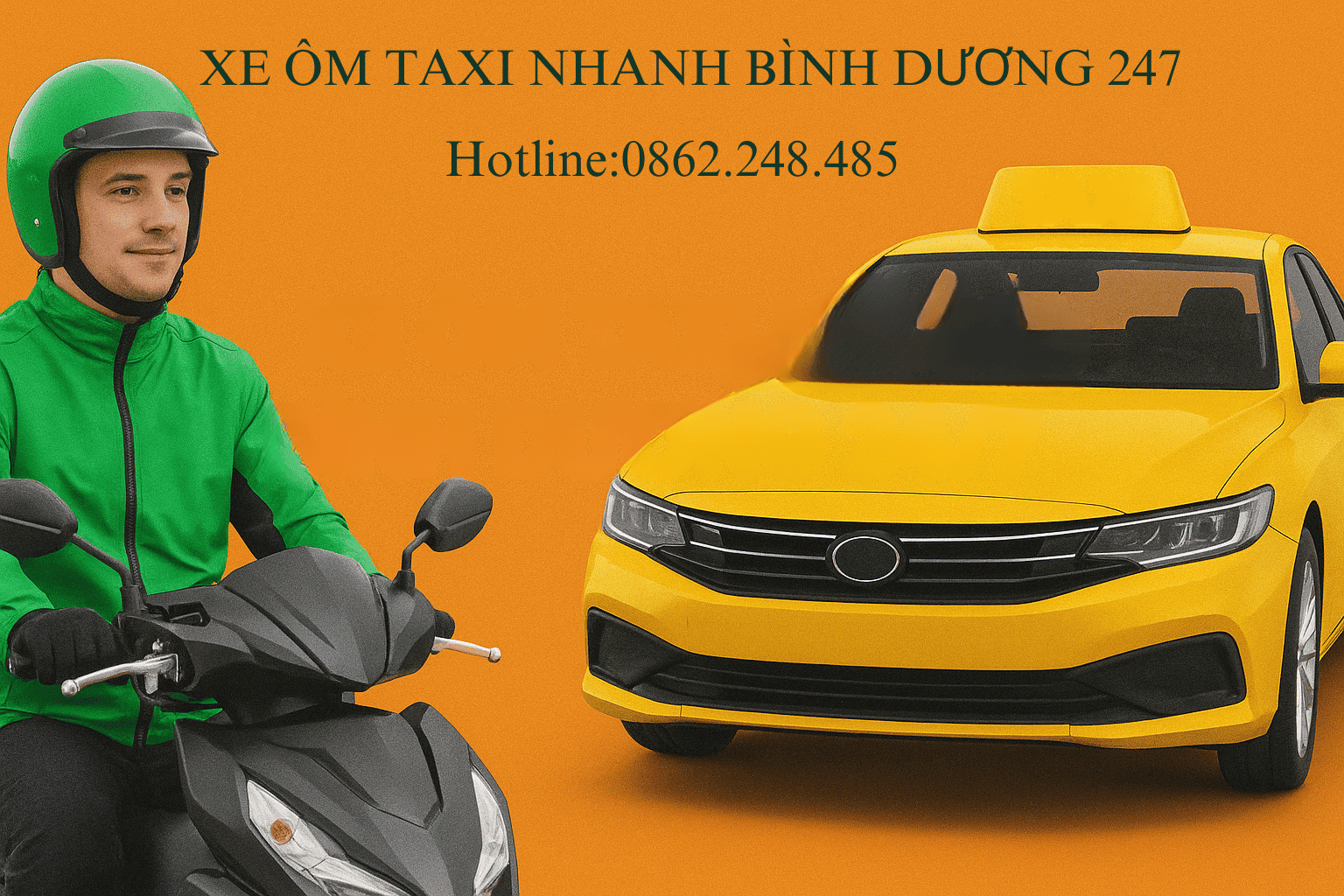 XE ÔM TAXI NHANH BÌNH DƯƠNG 247